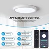 queffigle 23cm LED Ceiling Light 24w 2664LM Dimmable 3000-6500K with