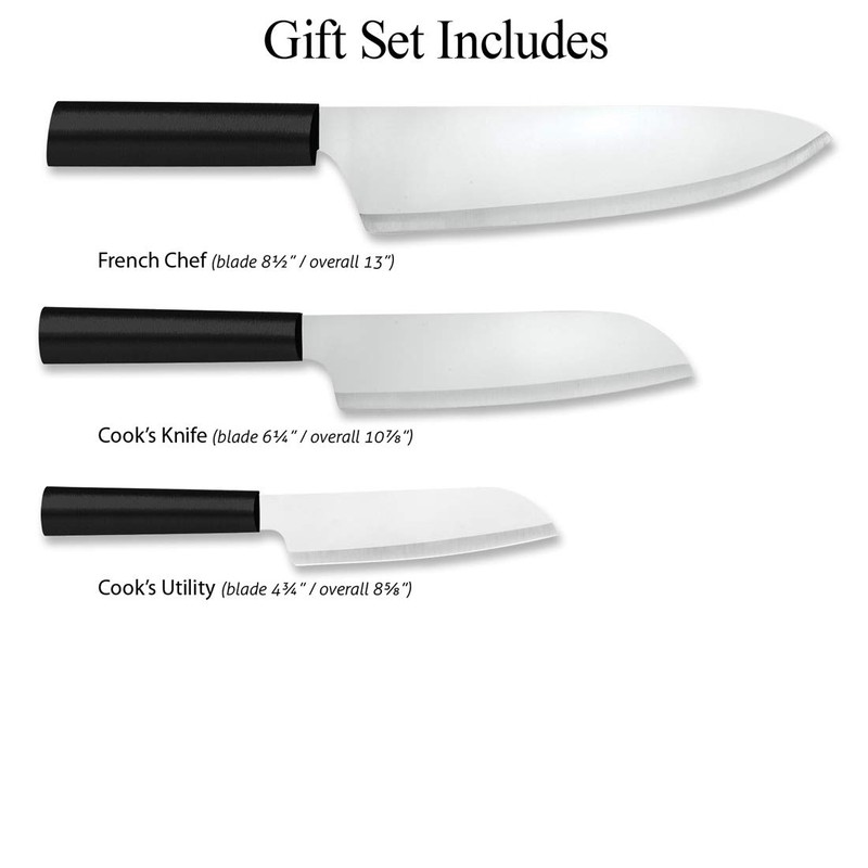 RADA Cutlery 3-Piece Chef Select Knife Gift Set (G257) with