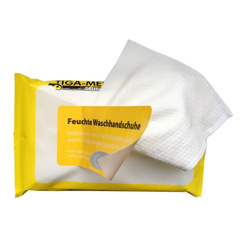 Disposable Washcloth, Moist 5 Packs of 8 (40 Pieces) Washcloth Impregnated with Aloe