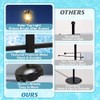 Sturdy & Solar-Powered Pool Towel Rack Outdoor - Adjustable Towel