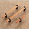 Mcredy Drawer Pulls Black 5.04" Hole Distance Wooden Drawer Pulls
