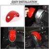 Lcojicep ABS Car Gear Shift Knob Cover Compatible with Corvette