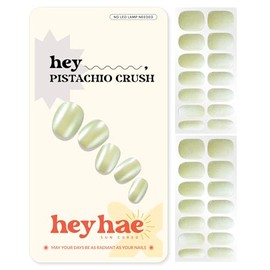 Heyhae Tiras de Gel Semicurado para Uñas - Hey, Pistachio Crush
