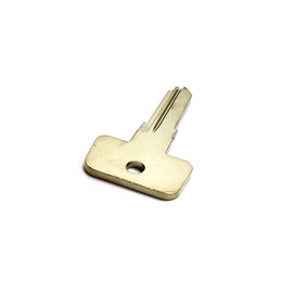 Polaris Blank Key, for specific RANGER, RZR, and ATV models, Genuine OEM - Part 4080125