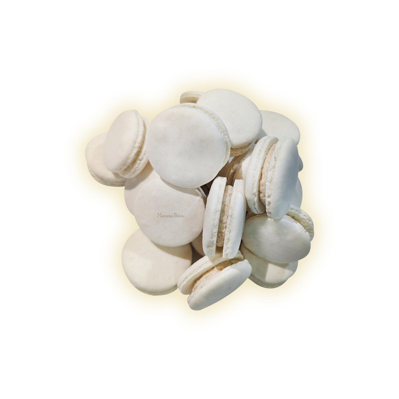 French Macarons Party Favors - 10 Pack (Blue & White)