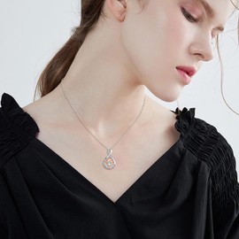 YAFEINI Class of 2025 Graduation Pendant Necklace S925 Sterling Silver Graduation Gifts for Her Bachelor Cap Necklace College High School Graduation Gifts For Women