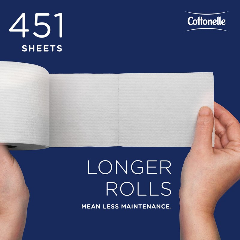 Cottonelle Professional Standard Roll Bulk Toilet Paper (17713), 2-Ply, White