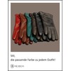 AKAROA ESTD 2019 BEA Women’s Leather Gloves, Italian Hair Sheepskin,