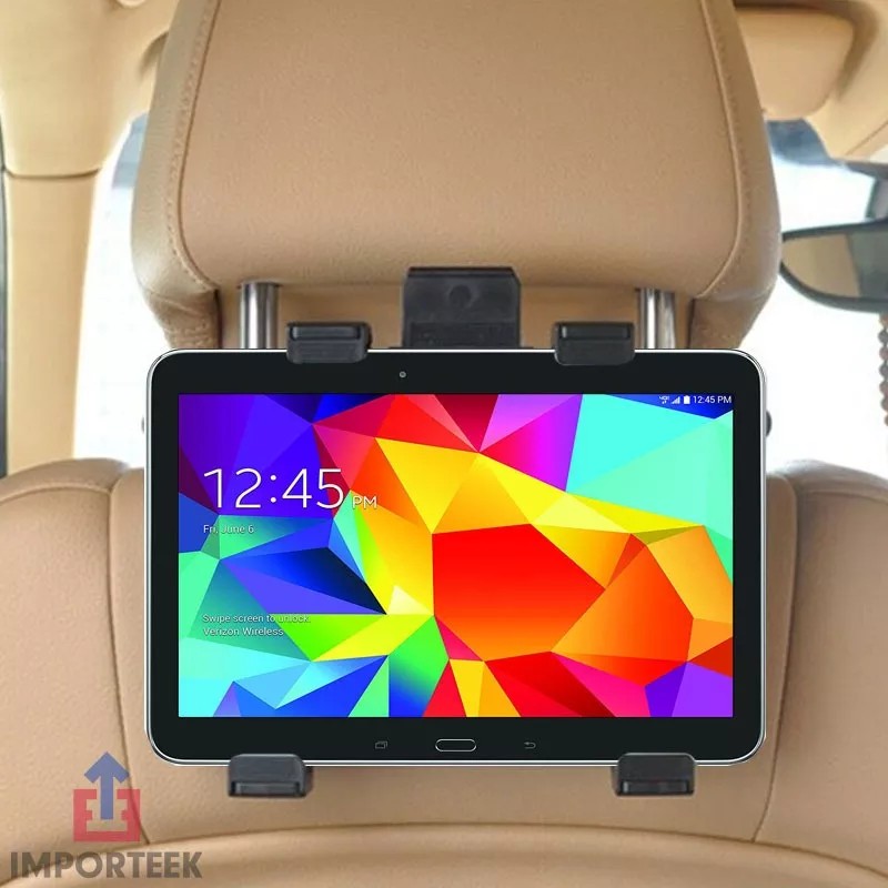 Importeek Soporte Base Porta Tablet Auto Cabecera Respaldo Ajustable