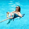 FindUWill Fabric Pool Hammock Floats, XL, 2Pack Inflatable Multi-Purpose Water