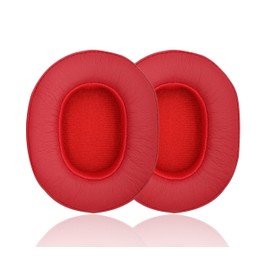 Replacement Ear Pads Compatible with Skullcandy Crusher Wireless/Crusher360/Hesh3/Hesh ANC/Hesh Evo/Venue ANC Headphones, Akkiv Replacement Ear Pads Made of Protein Leather and Memory Foam (red)