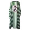 Kobe Professional Hairdressing Green Stripe Barbershop Cutting Gown - Large