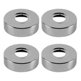 Laroal 4PCS Faucet Decorative Cover Shower Pipe Covers Stainless Steels Radiator Pipe Cover for Home Bathroom -25mm