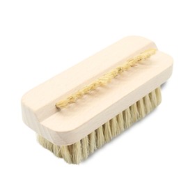 DOJA Barcelona Nagelbürste Holz mit Kompaktem und Tragbarem Design - Pack 2 - Handbürste für Pflegeleichte und Dauerhafte Anwendung - Effiziente Reinigung von Nägeln und Händen - Fingerbürste