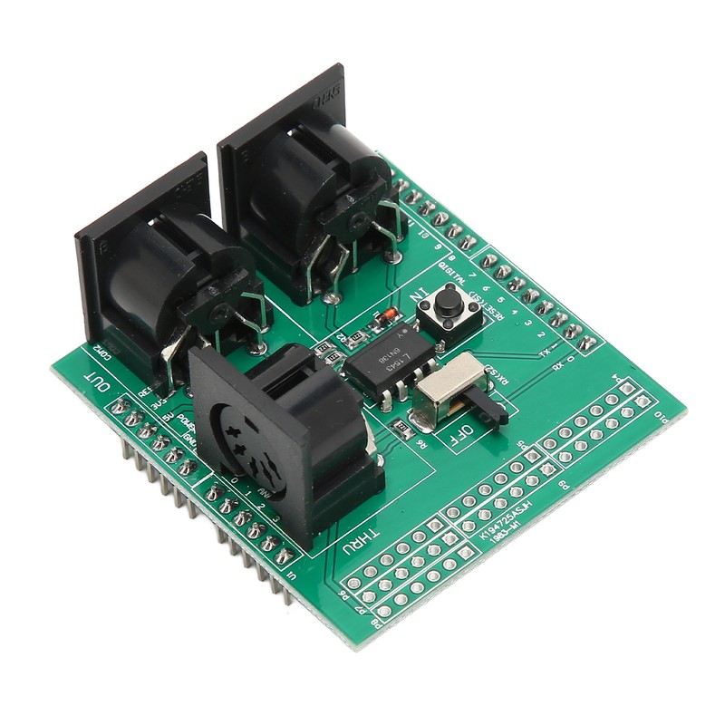 MIDI Adapter Board Serial to MIDI Module 24Pin RUN PGM