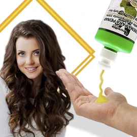 Crema Para Peinar, Activador de Rizos Curly Hair con Aceite de Bergamota y Colágeno, Nutre, da Brillo y Sedosidad a tu Cabello, Fortalece las Fibras Capilares, Anti Frizz, Estimula el Crecimiento de Cabello Sano y Fuerte 250ml.