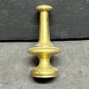 Lamp Solid Brass Unfinished Mcm Lamp Finial With A 1/8-27