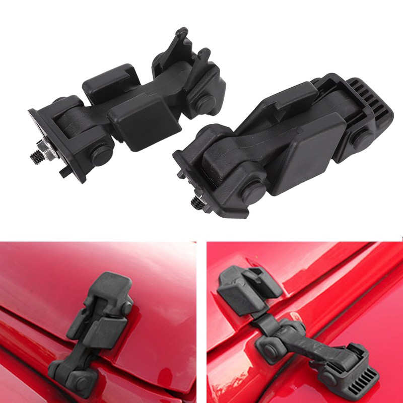 2PCS Car Hood Cover Catch Latch Accessory Fits for Jeep