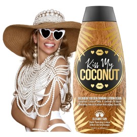 Elegant Sun Kiss My Coconut Indoor Outdoor Sun Tan Tanning Bed Lotion *CLEARANCE