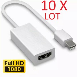 Unbranded 10 X LOT  For MacBook Pro Mini DP to HDMI Adapter Thunderbolt Display Port