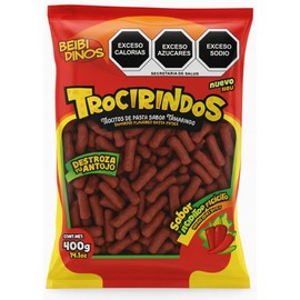 Trocirindos Tamarind Candy with Chili and Saladitos (Salted Plums), Spicy Mexican Candy, Tamarind Paste Bites, 14.11 oz