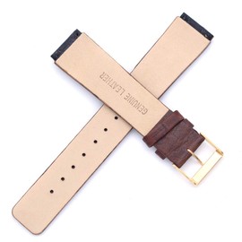 Genuine Leather Watch Strap Replacement for Skagen - 433LGL1, 433LSL1, 433LSLC (Brown-2)