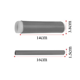 2 Pcs Heat-Resistant Pot Handle Silicone Cover, Non-Slip Pan Handle Sleeve, Easy to Install and Clean, for Cast Iron Skillet, Frying Pan (grey, M)