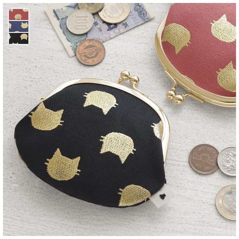 AYANOKOJI Wallet 01 3.3 inch, HAKU Nyanko Camellia