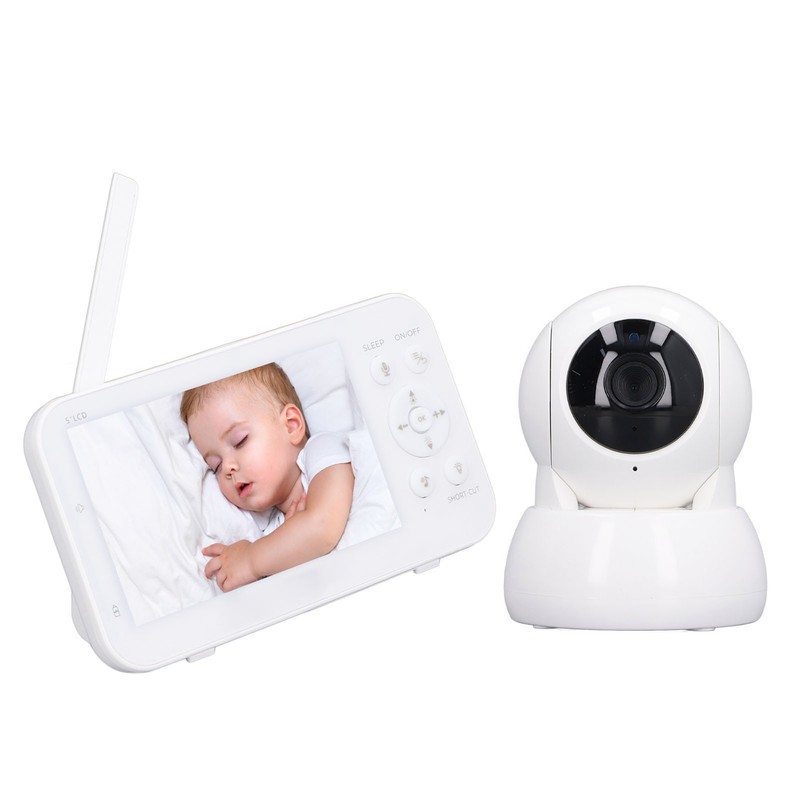 5in Wireless Baby Monitor Two Way Speaking Night Vision HD