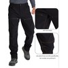 Mens Winter Hiking Snow Pants, Fleece Lined Waterproof Insulated Men's