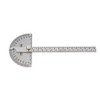 Stainless Steel Protractor 180 Degrees Angle Ruler Finder 140mm Metric
