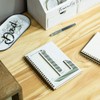 COLLECTIVE HOME - Monogram Notebook, Wood Cover College Ruled Notebook,