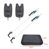 Hirisi Tackle Fishing Bite Alarms and LED Swinger Set Blue
