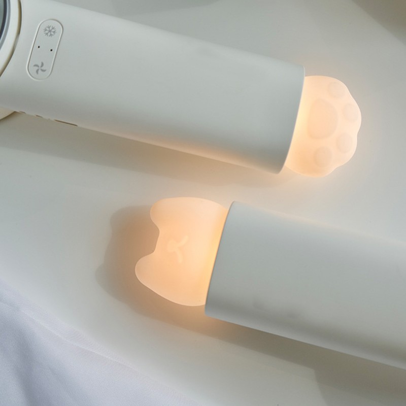 Foldable Ice Cooling Fan 3 Gear Speed USB Rechargeable Handheld