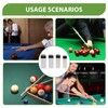 EBQOSK Multi-Size Screw-On Pool Cue Tips & Ferrules Kit -