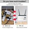 JAONLD WiFi Router Storage Box, Router Hide Storage Box, Shelf