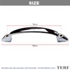 TERF® Traditional Polished Chrome D-Shape Front Fix Pull Handle 100mm