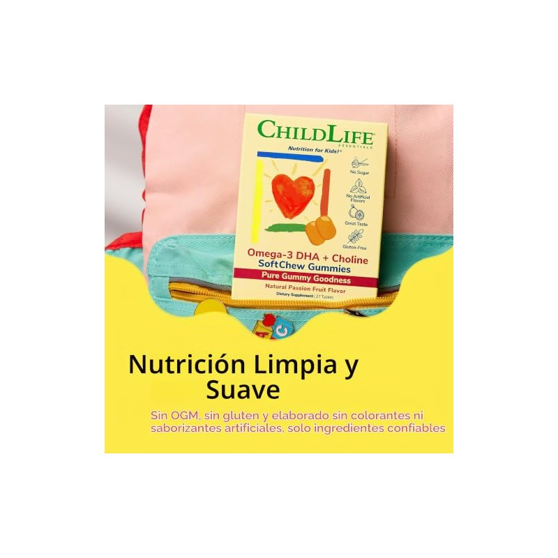 Childlife Essentials | Omega-3 Dha + Choline Softchew Gummies® |