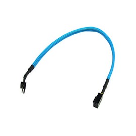 Phobya Verlängerung 3Pin Molex 30cm - UV Blau