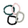 Goody Sport Thin Scrunchies Green Pink 4CT