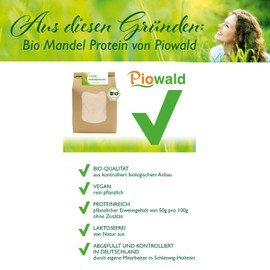 50% Mandelprotein Organic – 1kg pack