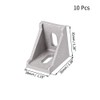 sourcing map Inside Corner Bracket Gusset, 35mm x 35mm for