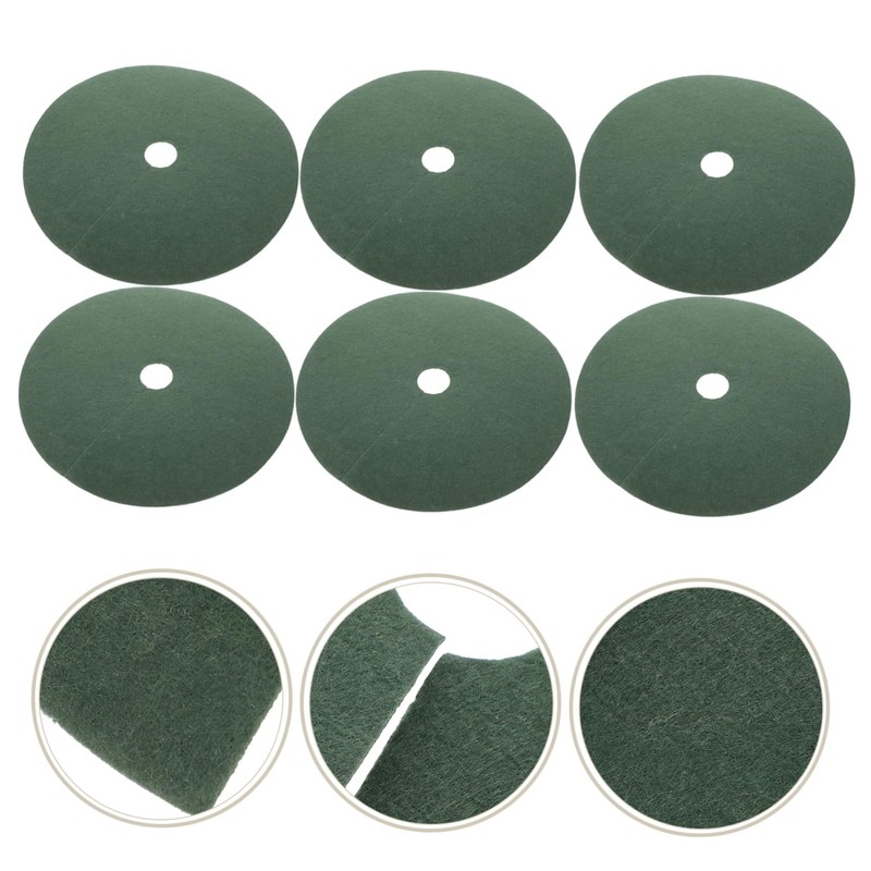Levemolo 10pcs Tree Root Protection Mats Non Woven Mulch Rings