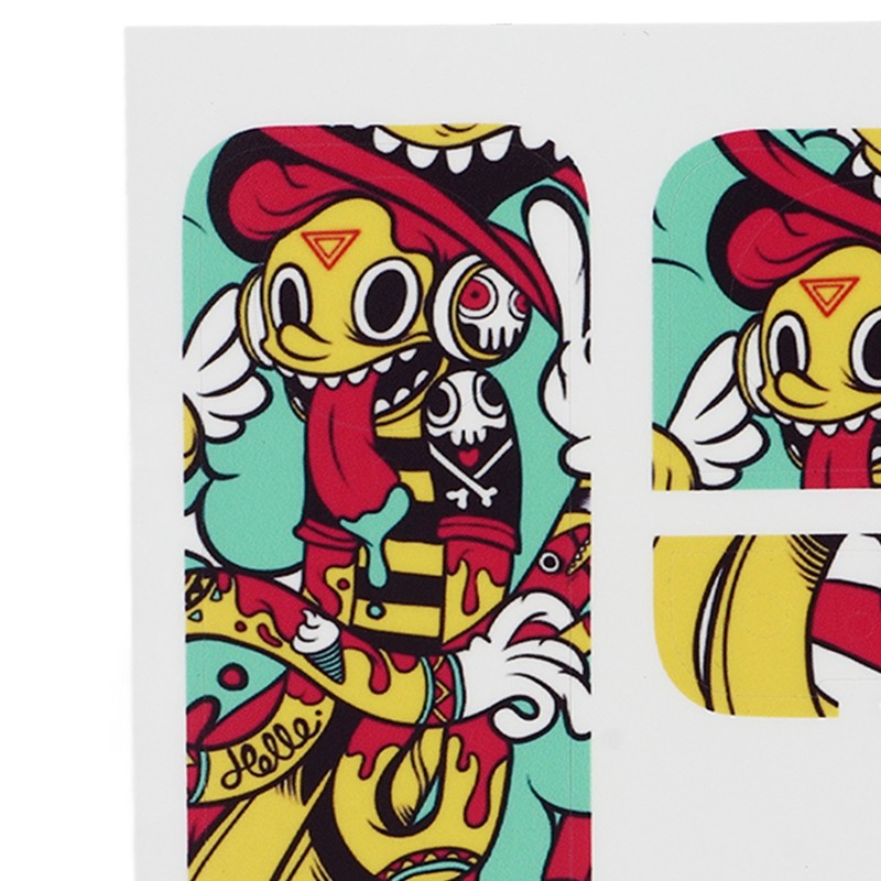 Cartoon Pattern PVC Stickers Panorama Camera PVC Sticker Protective Anti