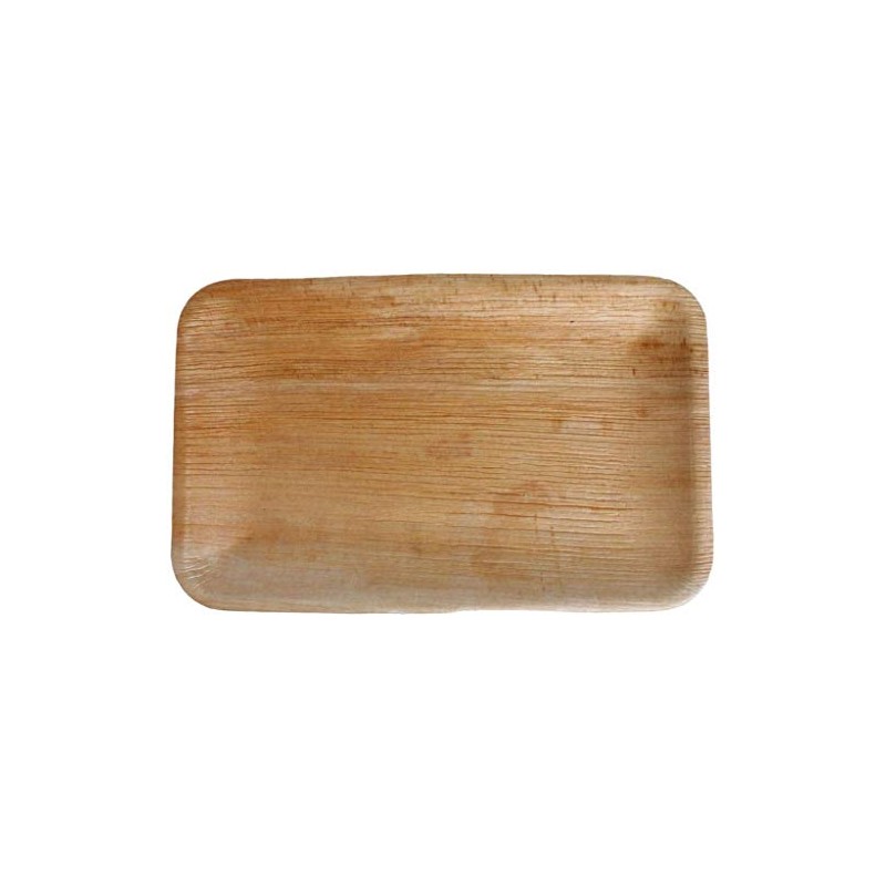 KOKA Palm Leaf Disposable Plates Rectangular Environmentally Friendly Disposable Tableware