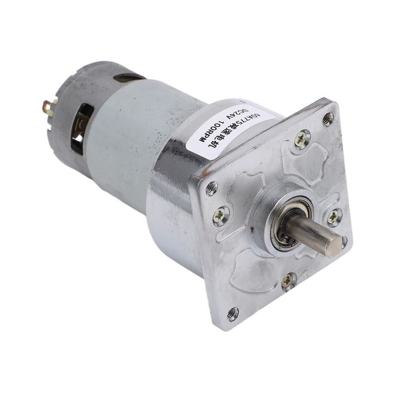 Gear Motor DC 24V 3.8A Speed Reduction Self Locking Reversible