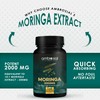Ambrosial Premium Organic Moringa Capsules 2000MG - High Strength Antioxidant