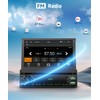 1 DIN CarPlay Car Stereo Flip Out 7-Inch Retractable Touch