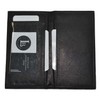 Basic Leather Checkbook Cover (Black)