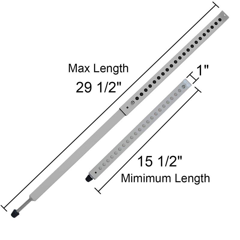 Jeacent Adjustable Window Security Bar, Patio Door Lock - Sturdy